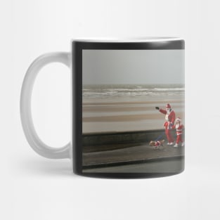 Santas going for a walk Mug